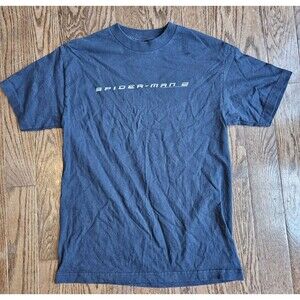Vintage SPIDER-MAN 2 Marvel Comics Movie Promo Shirt MENS M Y2K 2003 Sony Marvel